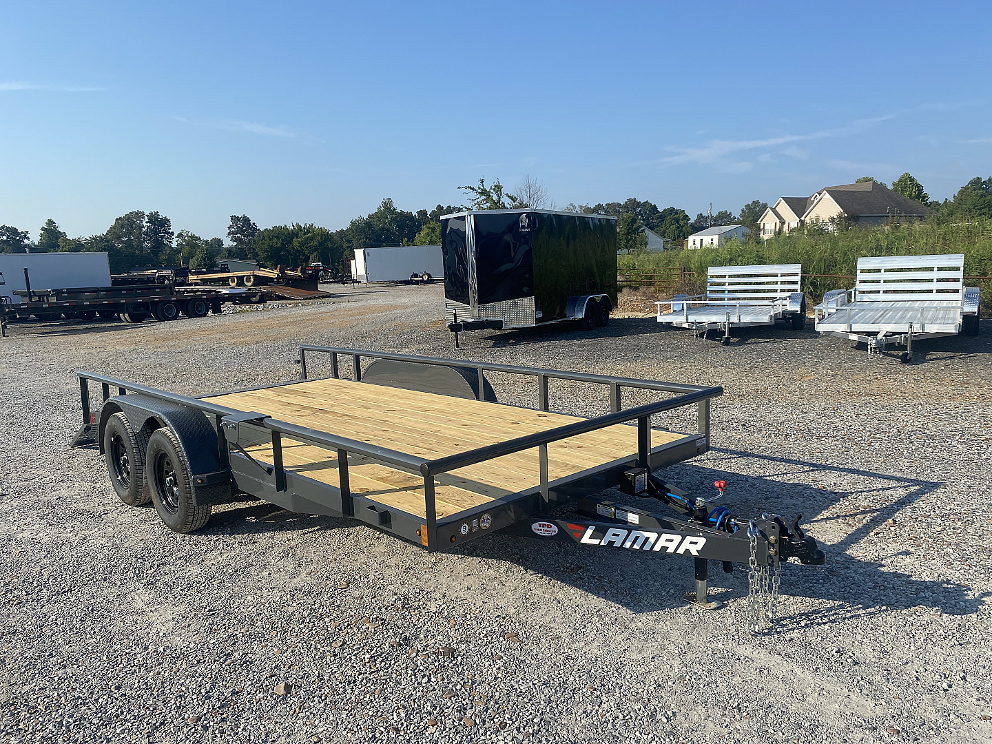 New 2026 Lamar 83"X16' 7K Utility Trailer