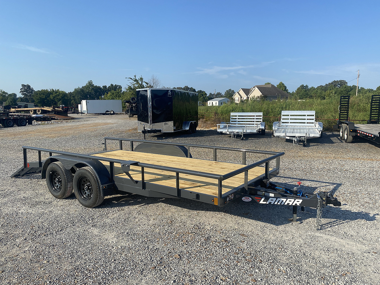 New 2026 Lamar 83"X16' 7K Utility Trailer
