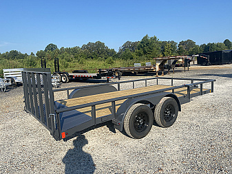 New 2026 Lamar 83"X16' 7K Utility Trailer