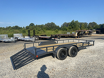 New 2026 Lamar 83"X16' 7K Utility Trailer