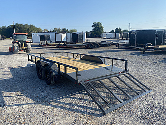 New 2026 Lamar 83"X16' 7K Utility Trailer