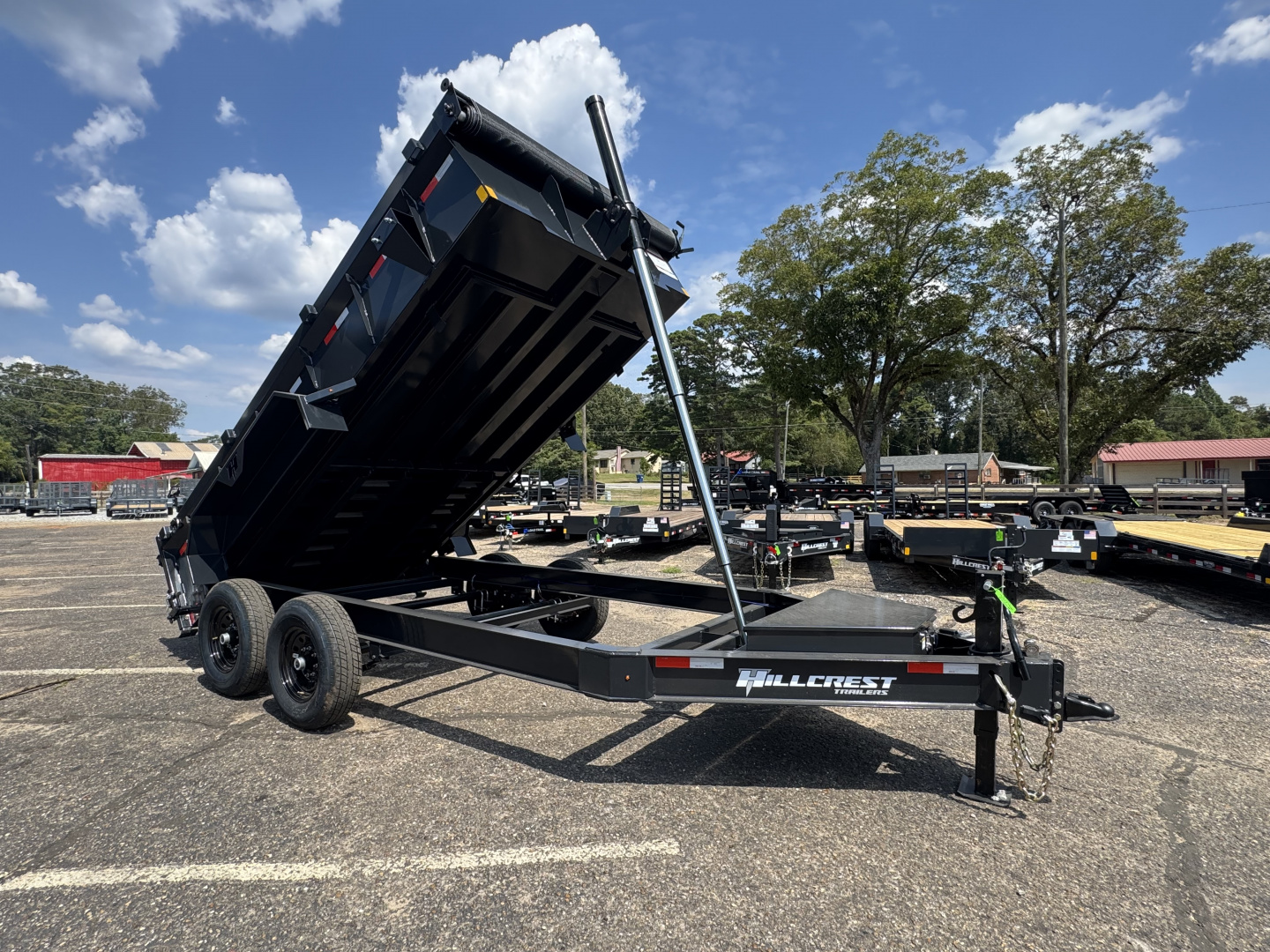 New 2026 Hillcrest Trailers 7x14 14k Dump Trailer