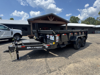 New 2026 Hillcrest Trailers 7x14 14k Dump Trailer