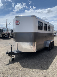 New 2025 Rover Trailers 17' Teton 3 Horse Trailer