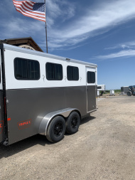 New 2025 Rover Trailers 17' Teton 3 Horse Trailer