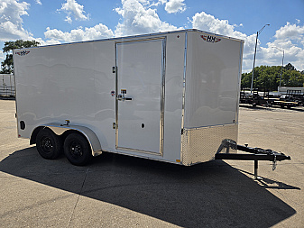 New 2026 H&H Trailers 7x14 HH Series Flat Top V-Nose 7K Cargo / Enclosed Trailer