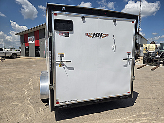 New 2026 H&H Trailers 7x14 HH Series Flat Top V-Nose 7K Cargo / Enclosed Trailer