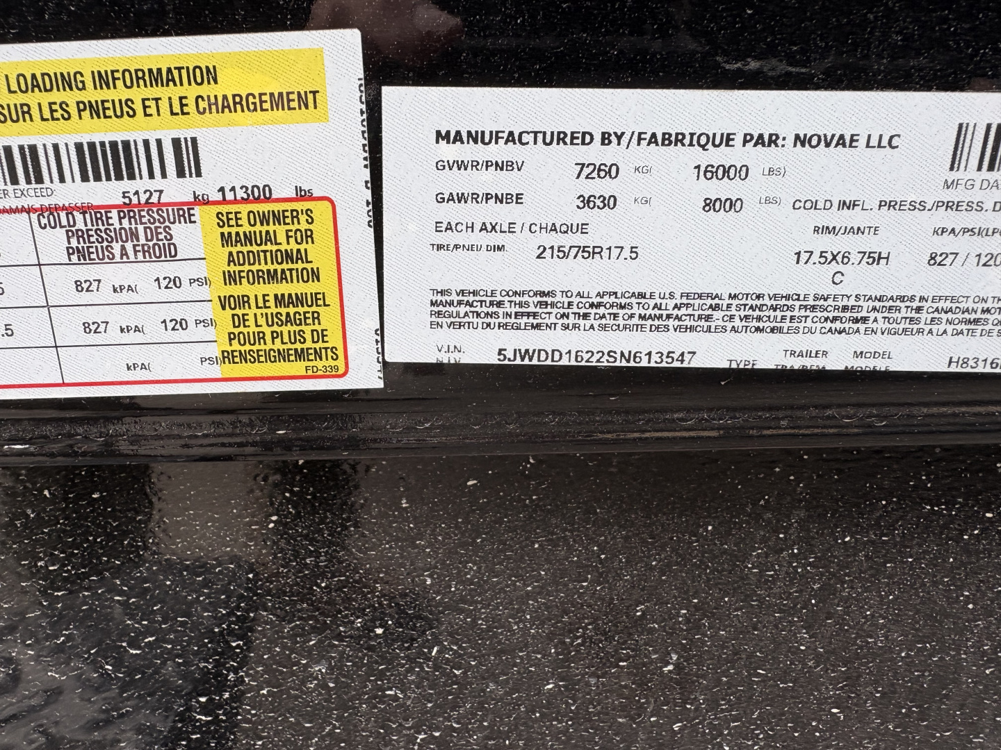 New 2025 H&H Trailers Dump Box Dump Trailer