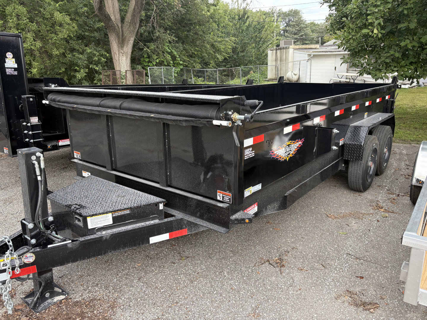 New 2025 H&H Trailers Dump Box Dump Trailer