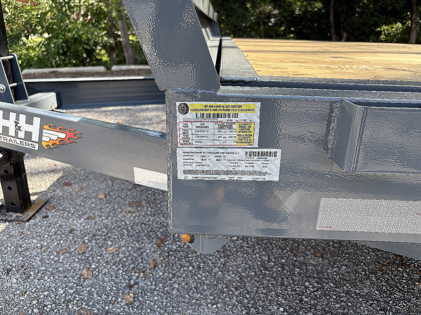 New 2026 H&H Trailers Gravity Tilt Equipment Trailer