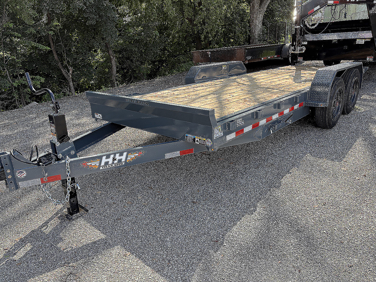 New 2026 H&H Trailers Gravity Tilt Equipment Trailer