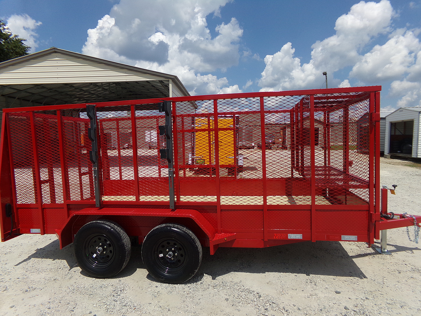 New 2025 Tuff Dawg Trailers 7X14YardDawg Landscape Trailer