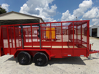New 2025 Tuff Dawg Trailers 7X14YardDawg Landscape Trailer