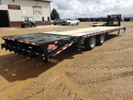 New 2024 Behnke FB8X33GN-24E Flatbed Trailer