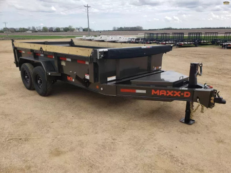 New 2026 MAXX-D DKX8314 83  X 14' Dump Trailer W/ 7000# AXLES