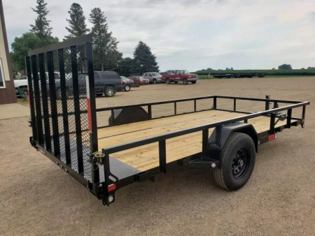 New 2026 MAXX-D S3X8314 83" X 14' Utility Trailer W/ 5200# AXLE W/ BRAKES AND SPARE TIRE