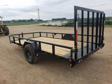 New 2026 MAXX-D S3X8314 83" X 14' Utility Trailer W/ 5200# AXLE W/ BRAKES AND SPARE TIRE