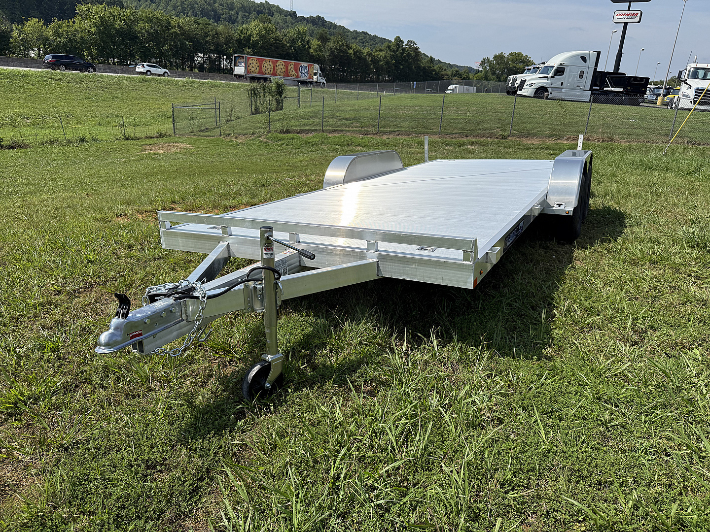 New 2025 Aluma 8218ESA-TA-EL-R-RTD EDGE Utility Trailer