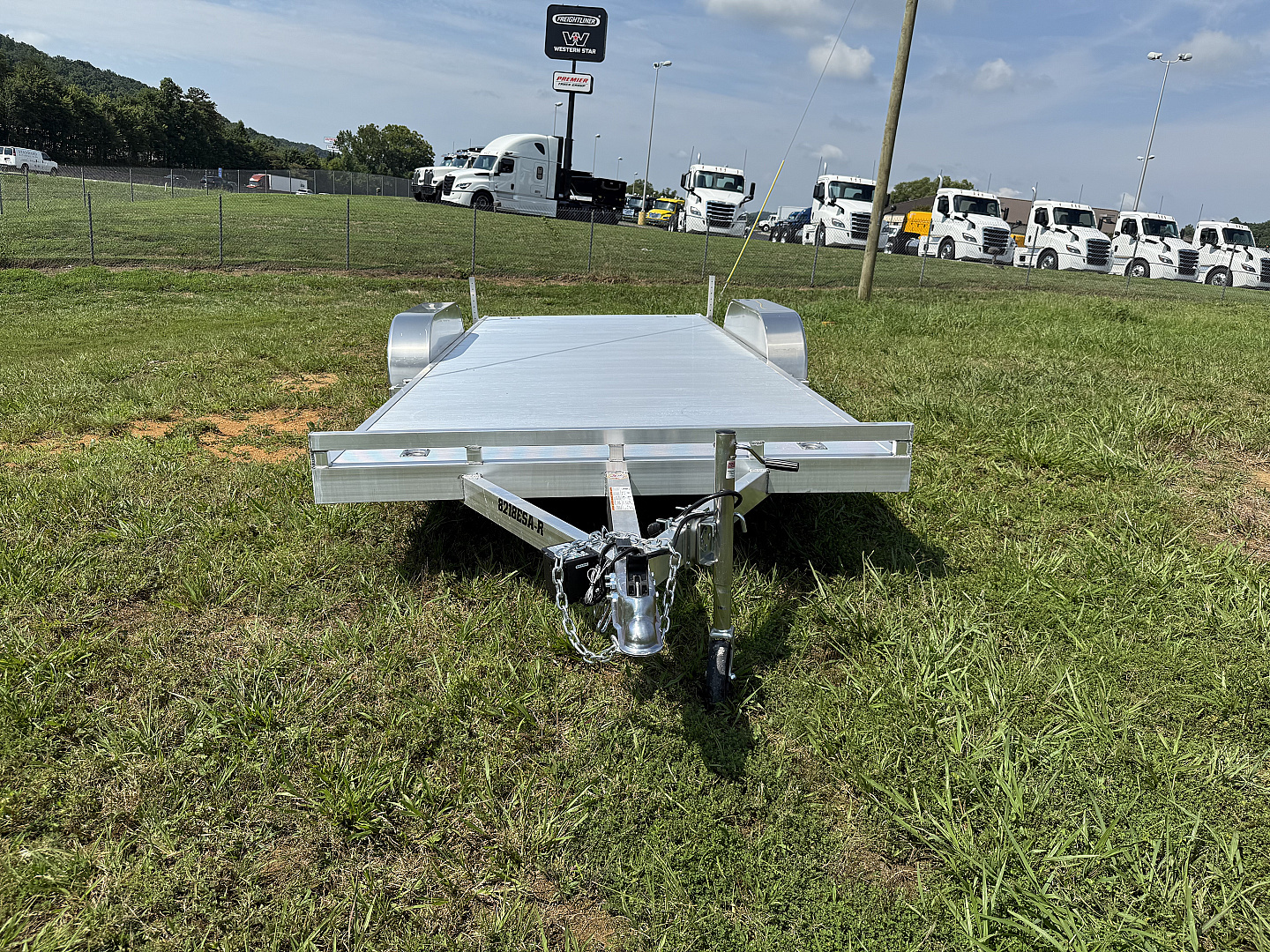 New 2025 Aluma 8218ESA-TA-EL-R-RTD EDGE Utility Trailer