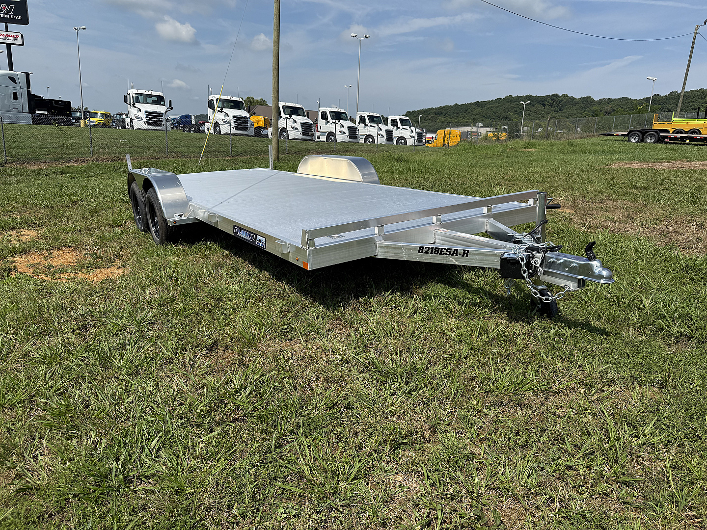 New 2025 Aluma 8218ESA-TA-EL-R-RTD EDGE Utility Trailer