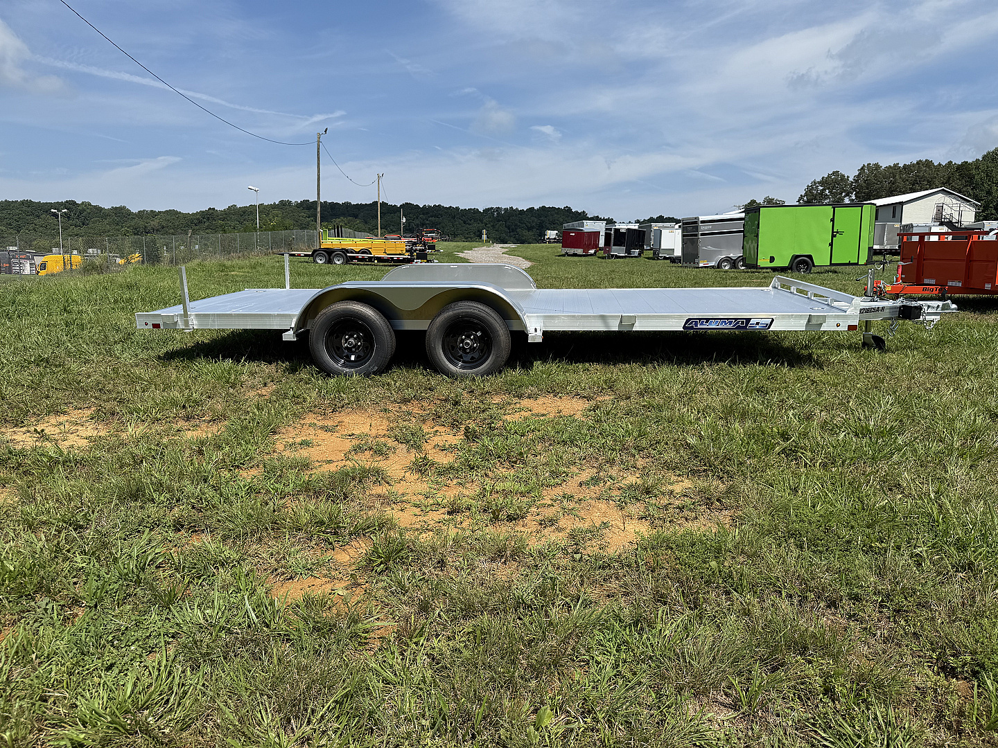New 2025 Aluma 8218ESA-TA-EL-R-RTD EDGE Utility Trailer