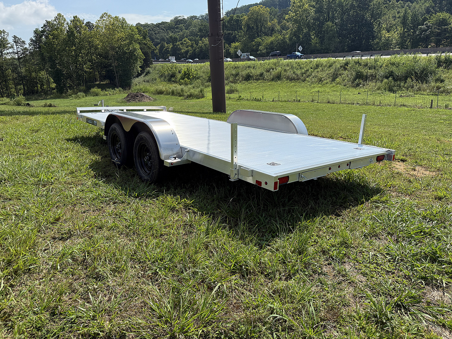 New 2025 Aluma 8218ESA-TA-EL-R-RTD EDGE Utility Trailer