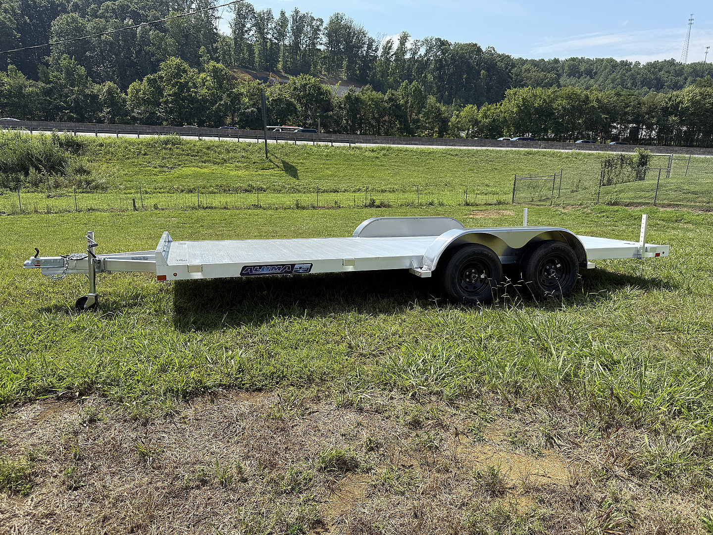 New 2025 Aluma 8218ESA-TA-EL-R-RTD EDGE Utility Trailer