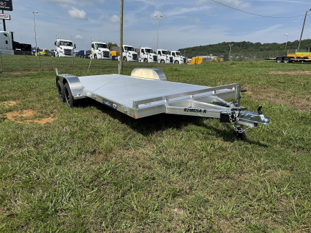 New 2025 Aluma 8218ESA-TA-EL-R-RTD EDGE Utility Trailer