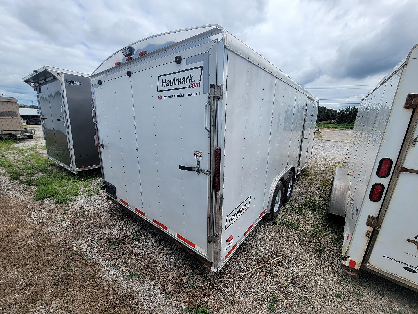 Used 2008 Haulmark 8x20 Cargo / Enclosed Trailer