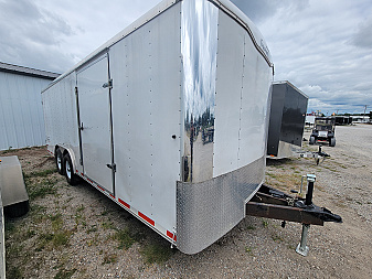 Used 2008 Haulmark 8x20 Cargo / Enclosed Trailer