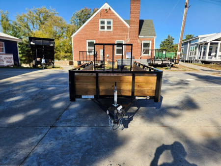 New 2025 Sure-Trac 6 X 12 Tube Top Three Board Utility Trailer