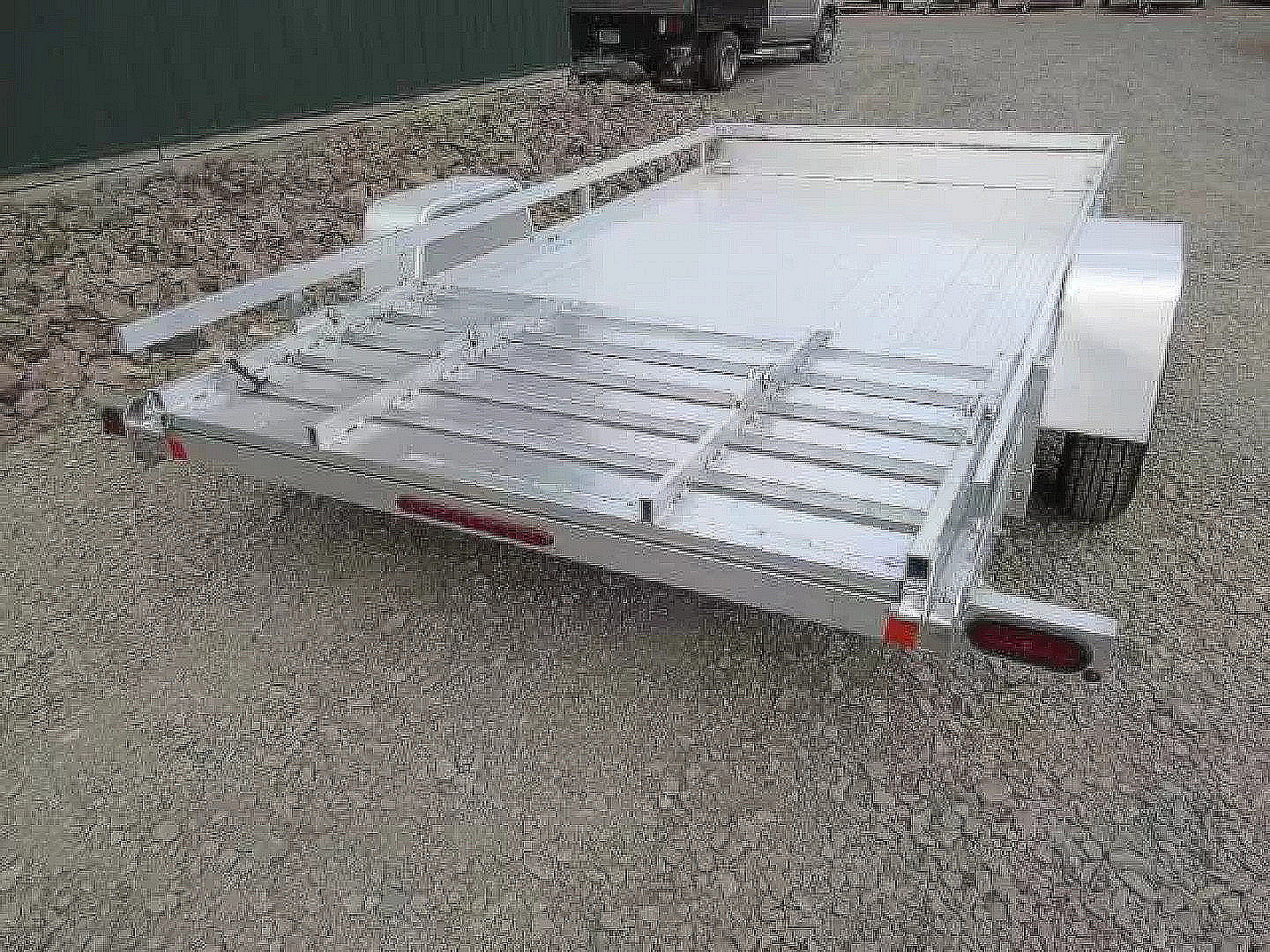 New 2026 76"x144" Bear Track Aluminum Utility Trailer