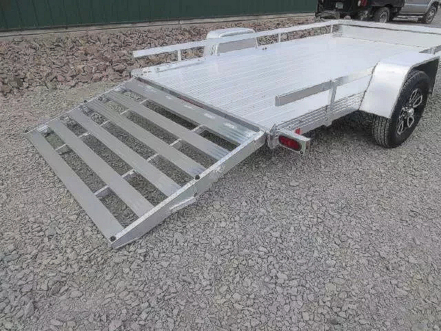 New 2026 76"x144" Bear Track Aluminum Utility Trailer