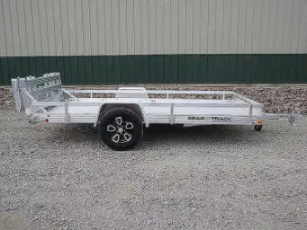 New 2026 76"x144" Bear Track Aluminum Utility Trailer