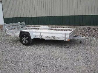 New 2026 76"x144" Bear Track Aluminum Utility Trailer
