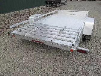 New 2026 76"x144" Bear Track Aluminum Utility Trailer
