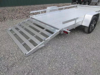 New 2026 76"x144" Bear Track Aluminum Utility Trailer