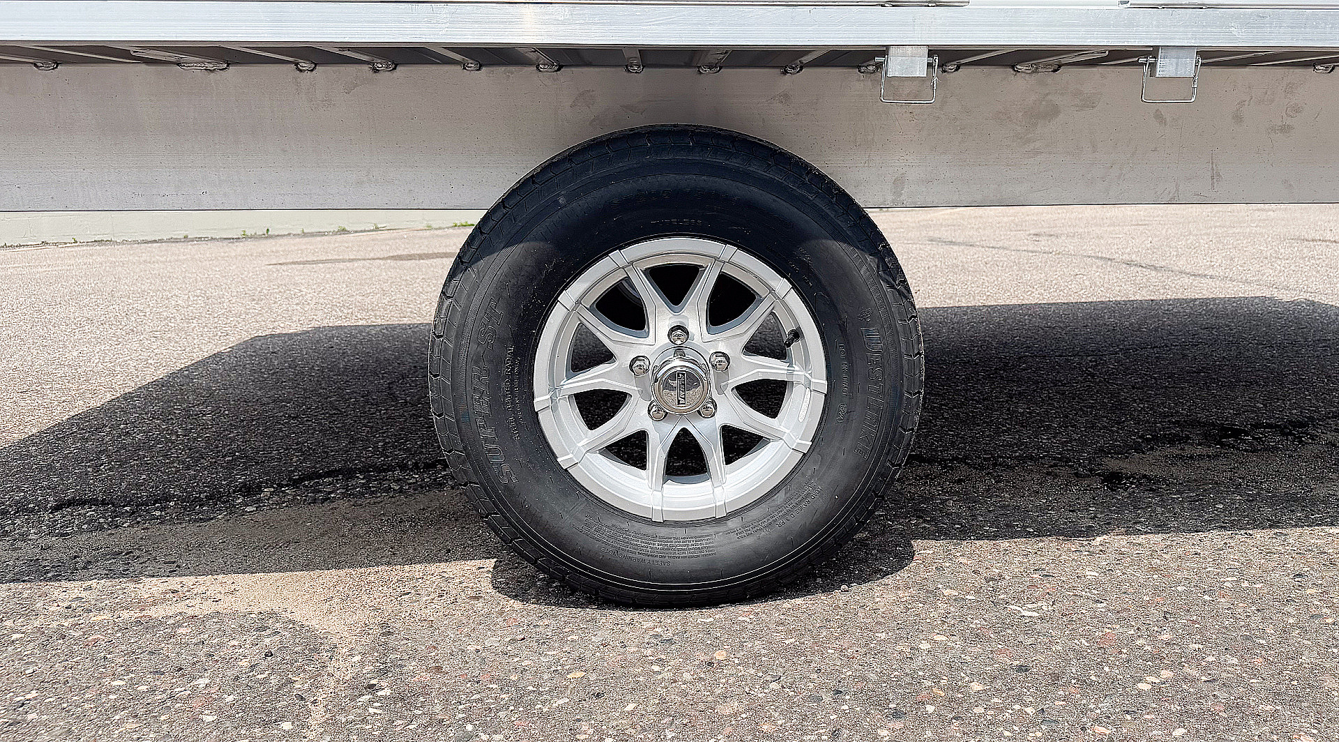 New 2026 Aluma 88X12 Utility Trailer w/ 2 Place Ramps!