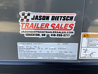 New United 16' Enclosed Cargo Trailer