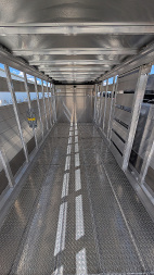 New 2026 EBY MAVERICK 20' Gooseneck Aluminum Stock Trailer