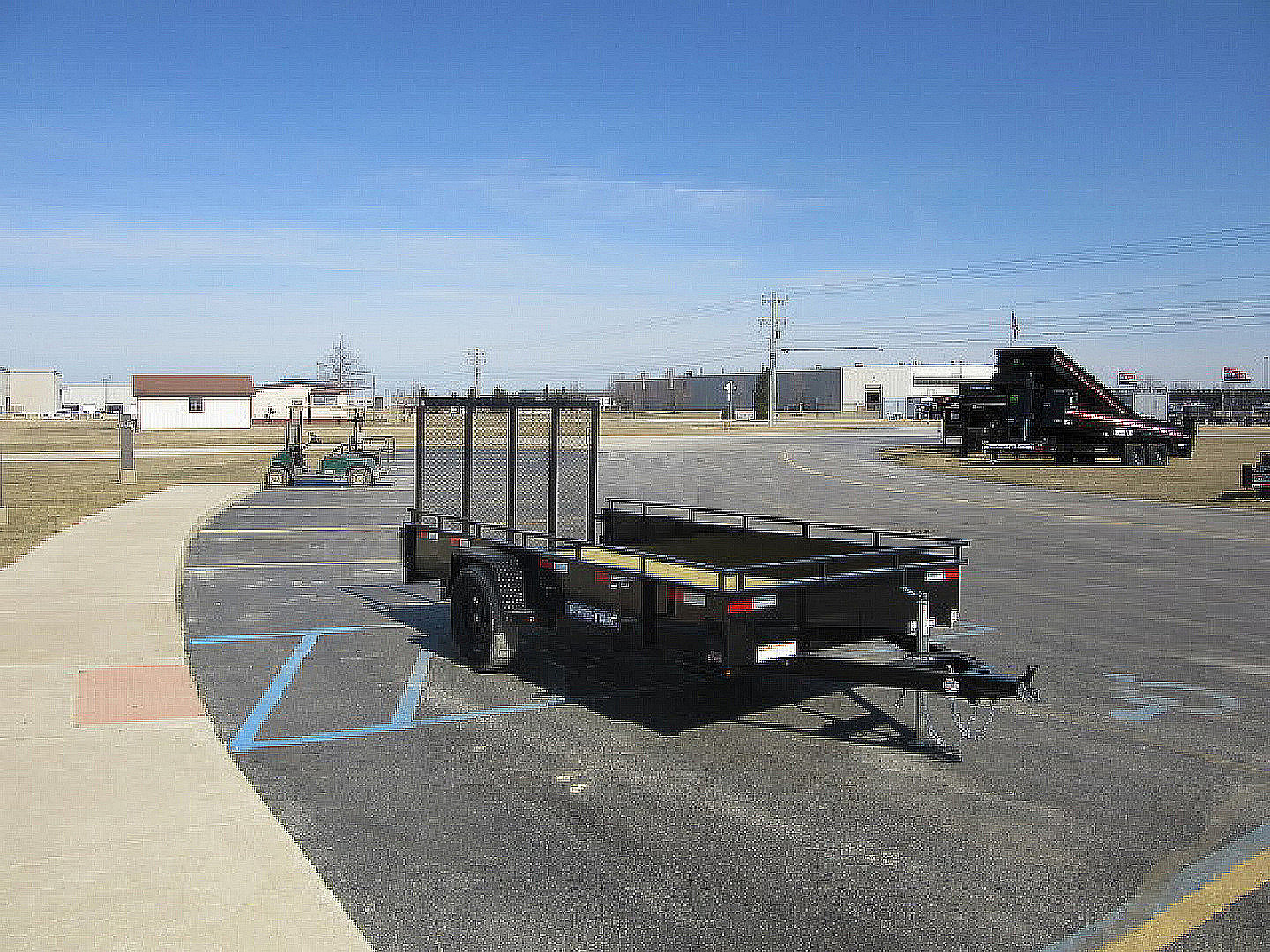 New 2026 Sure-Trac 6 x 12 Steel High Side STUSH7212-BP-030 Utility Trailer