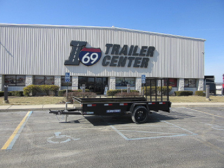 New 2026 Sure-Trac 6 x 12 Steel High Side STUSH7212-BP-030 Utility Trailer