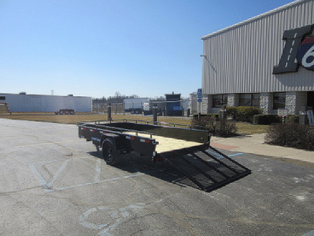 New 2026 Sure-Trac 6 x 12 Steel High Side STUSH7212-BP-030 Utility Trailer