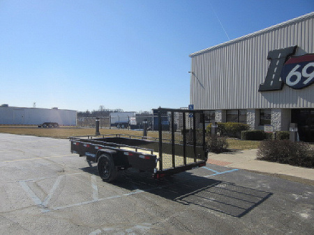 New 2026 Sure-Trac 6 x 12 Steel High Side STUSH7212-BP-030 Utility Trailer