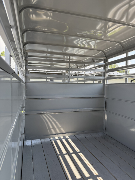 New 2025 Delta Trailers 20' 6'W 6'6 TALL GOOSENECK Stock / Stock Combo Trailer