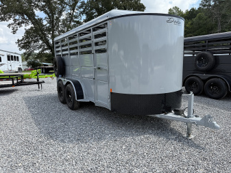 New 2025 Delta Trailers 16' 6W 6'6' Stock / Stock Combo Trailer