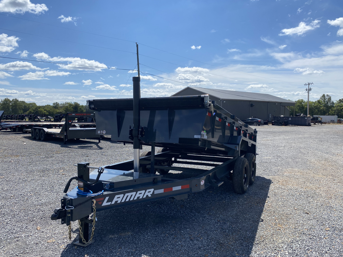 New 2026 Lamar 83" x 14' 14k Telescopic Dump Trailer