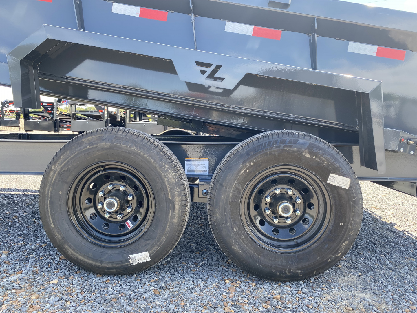New 2026 Lamar 83" x 14' 14k Telescopic Dump Trailer