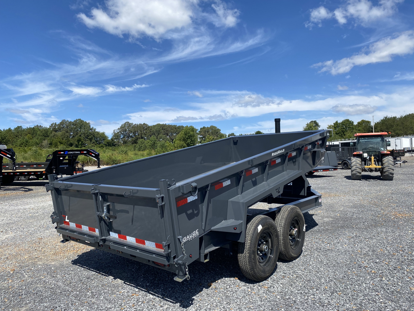 New 2026 Lamar 83" x 14' 14k Telescopic Dump Trailer