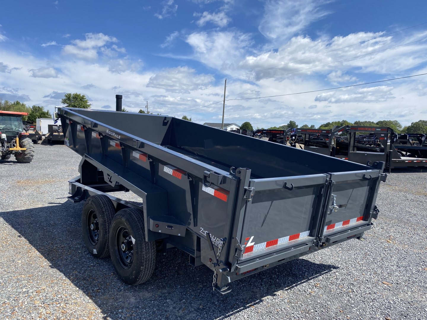 New 2026 Lamar 83" x 14' 14k Telescopic Dump Trailer